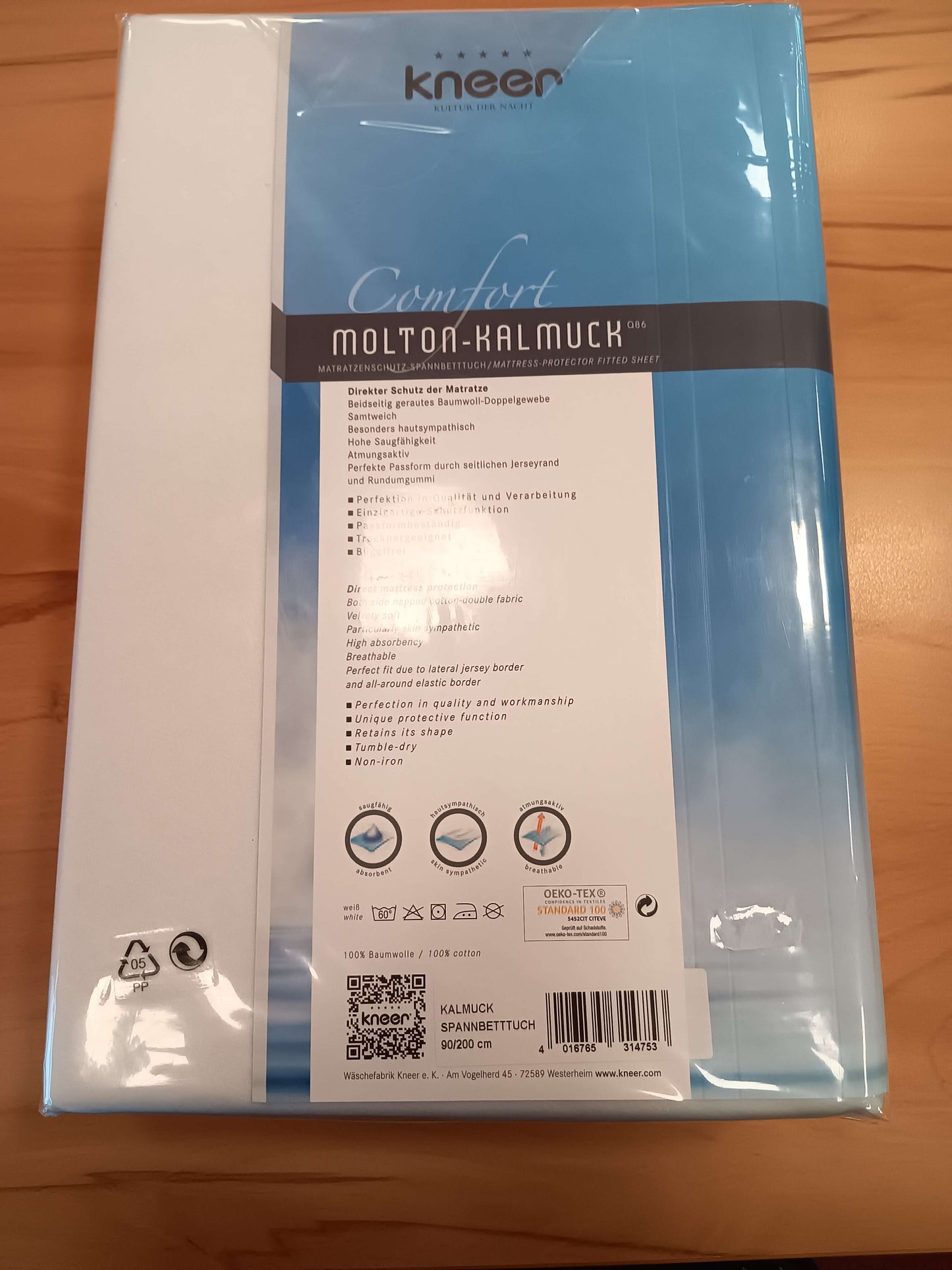 Kneer Molton-Kalmuck Spannbetttuch