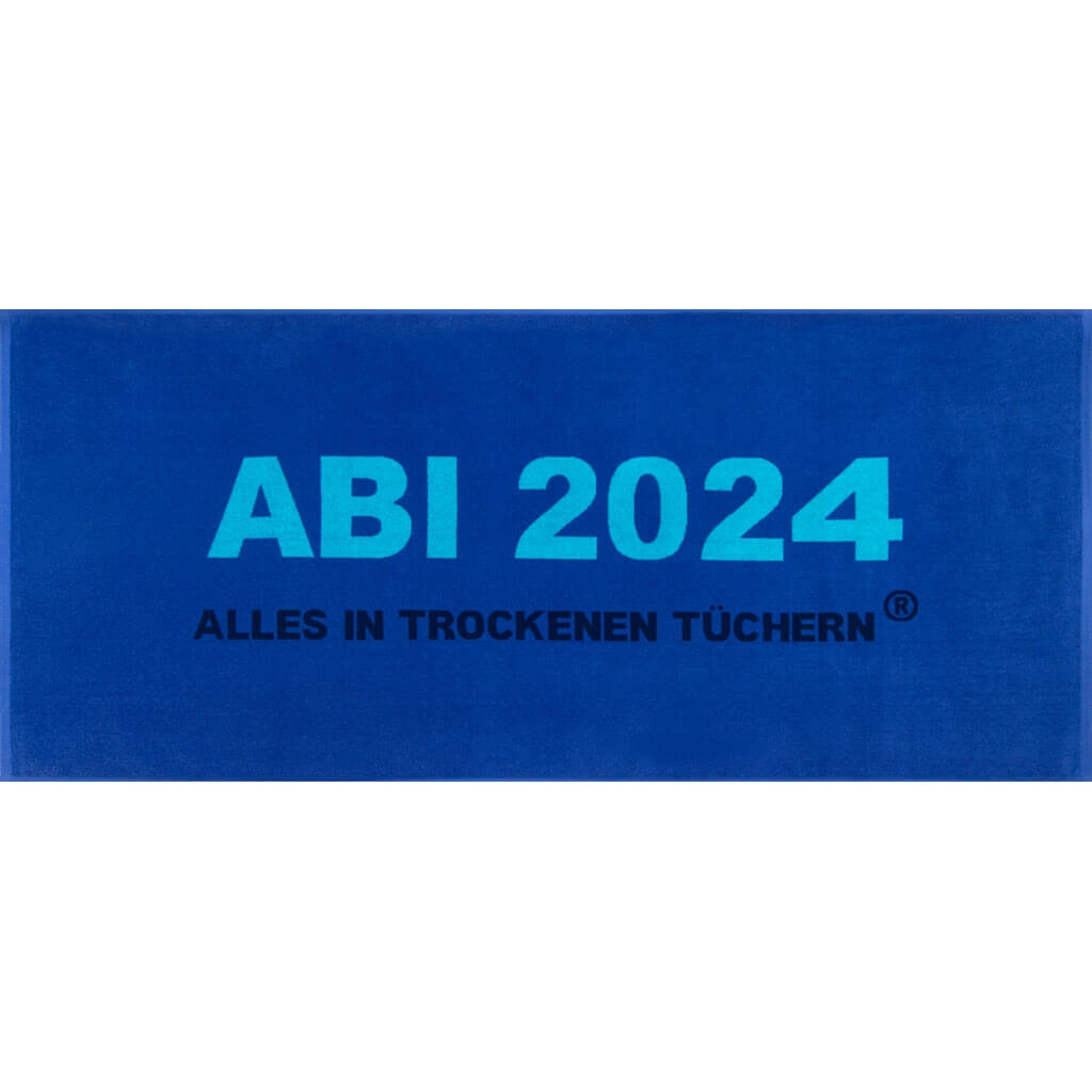 ABI 2024 Handtuch - in verschiedenen Farben