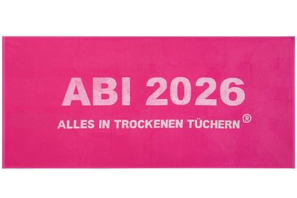 ABI 2026 Handtuch - in verschiedenen Farben